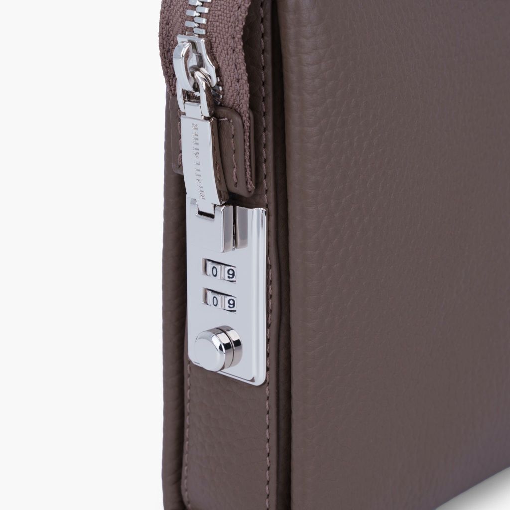 TÚI DA CẦM TAY - CLUTCH CẦM TAY - BÓP TAY DOANH NHÂN KHÓA SỐ BẢO MẬT NVB-084