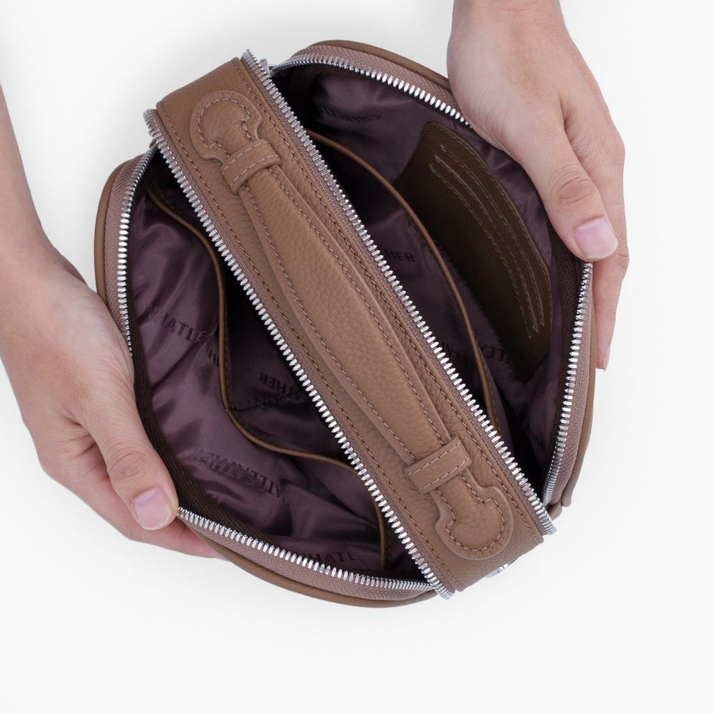 Túi da cầm tay NHATLEATHER - Túi clutch da - Túi da đeo chéo - NVB-085
