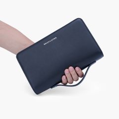 TÚI DA CẦM TAY - CLUTCH CẦM TAY - BÓP TAY DOANH NHÂN KHÓA SỐ NVB-086