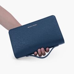 TÚI DA CẦM TAY - CLUTCH CẦM TAY - BÓP TAY DOANH NHÂN KHÓA SỐ NVB-086