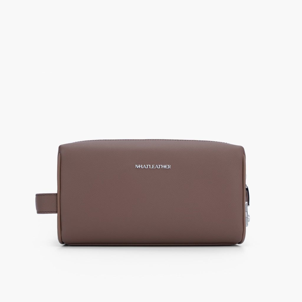 Túi da cầm tay khoá số bảo mật NHATLEATHER - Túi clutch da - NVB-087