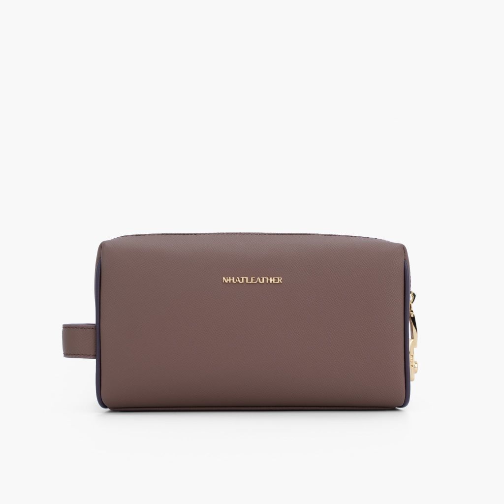 Túi da cầm tay khoá số bảo mật NHATLEATHER - Túi clutch da - NVB-087