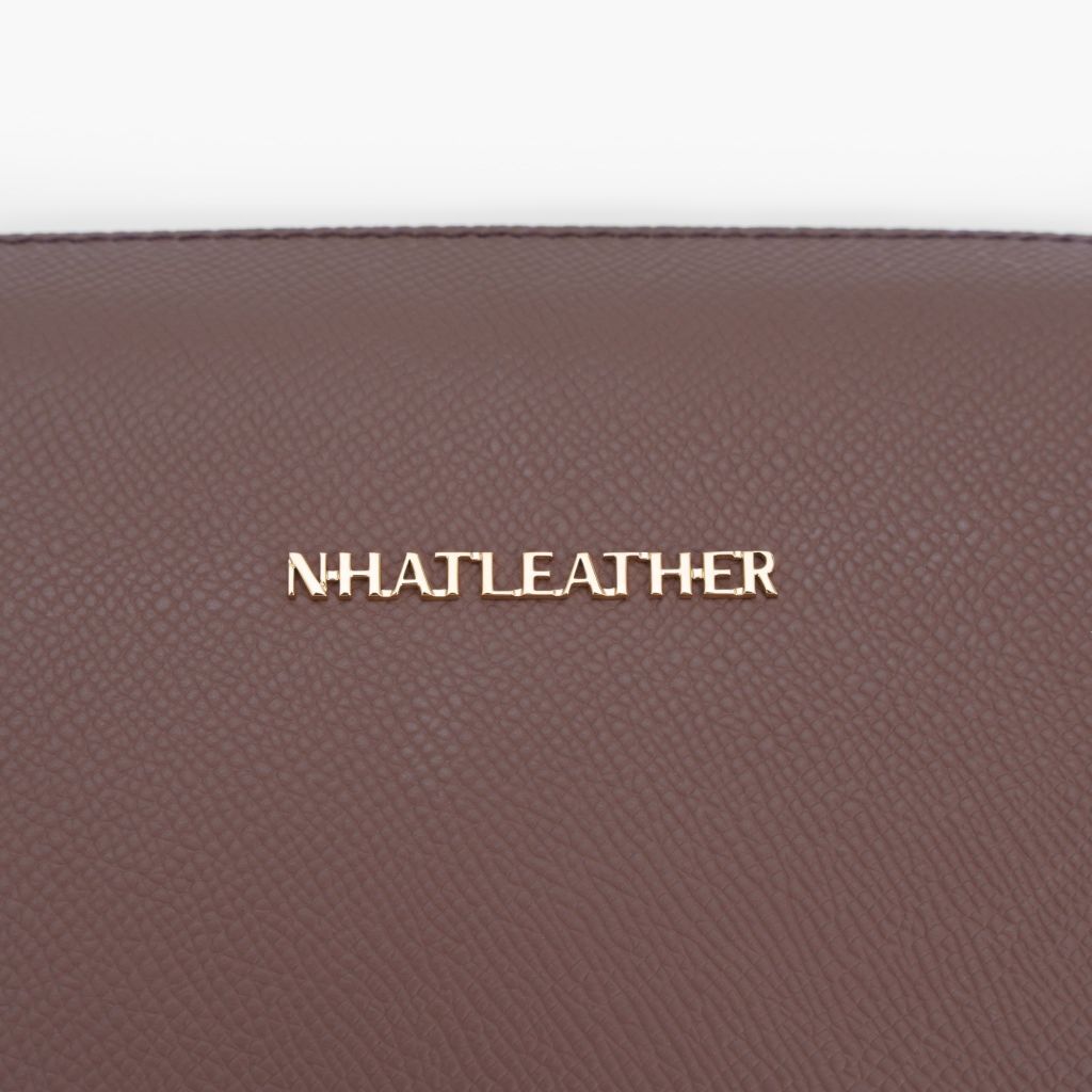 Túi da cầm tay khoá số bảo mật NHATLEATHER - Túi clutch da - NVB-087