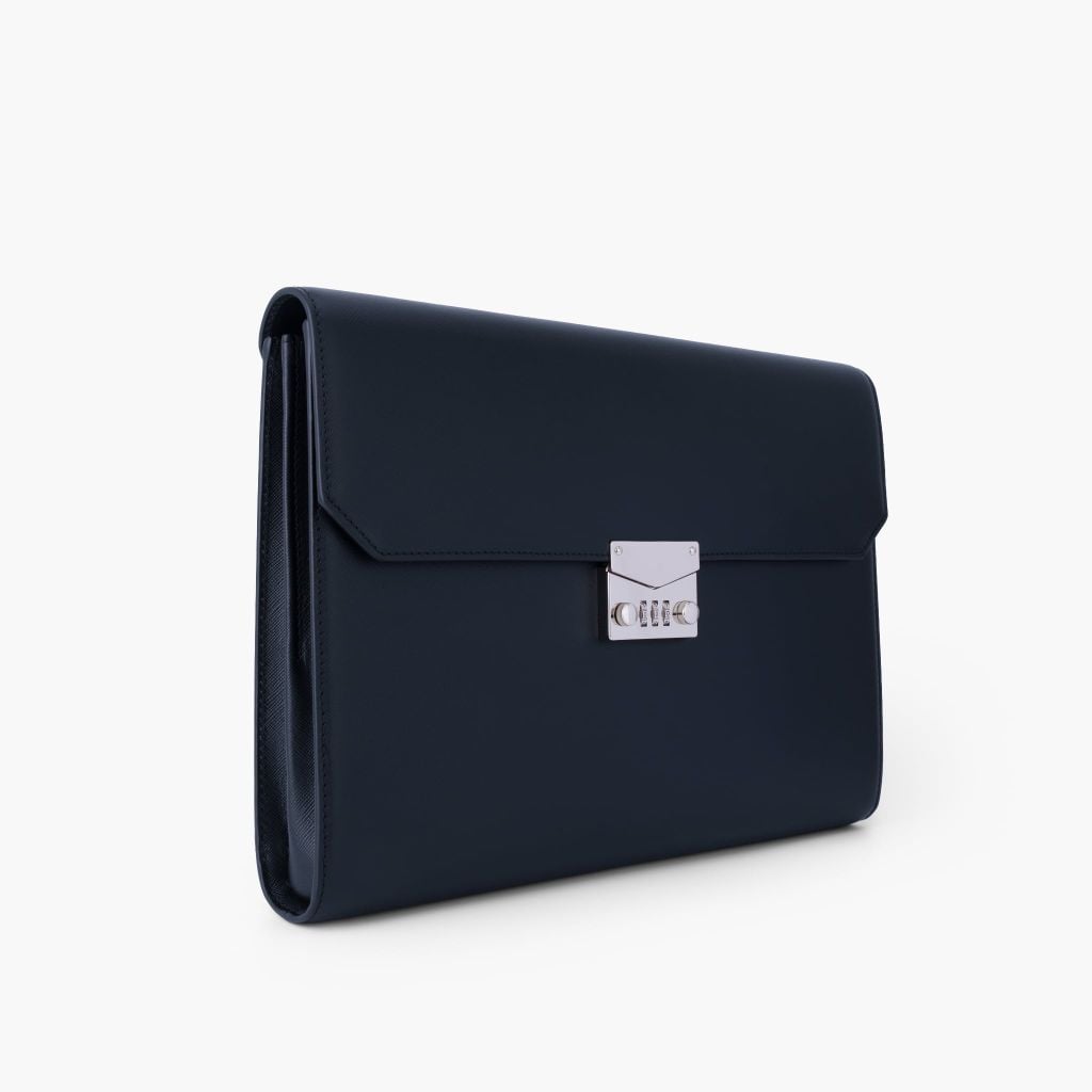 Túi đựng tài liệu khoá số da NHATLEATHER -  Bao da đựng Macbook, iPad - Cặp tab đựng tài liệu da - NVB-088