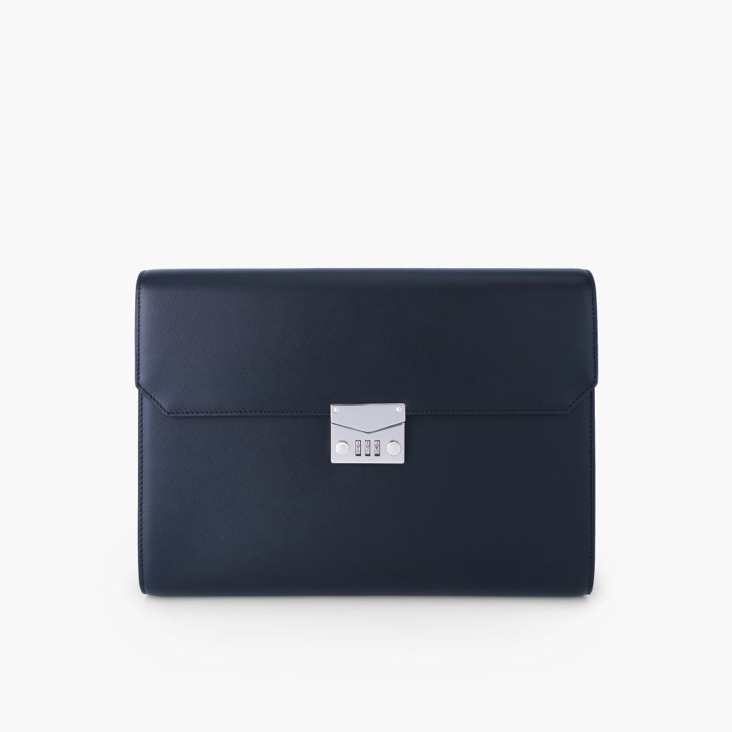 Túi đựng tài liệu khoá số da NHATLEATHER -  Bao da đựng Macbook, iPad - Cặp tab đựng tài liệu da - NVB-088
