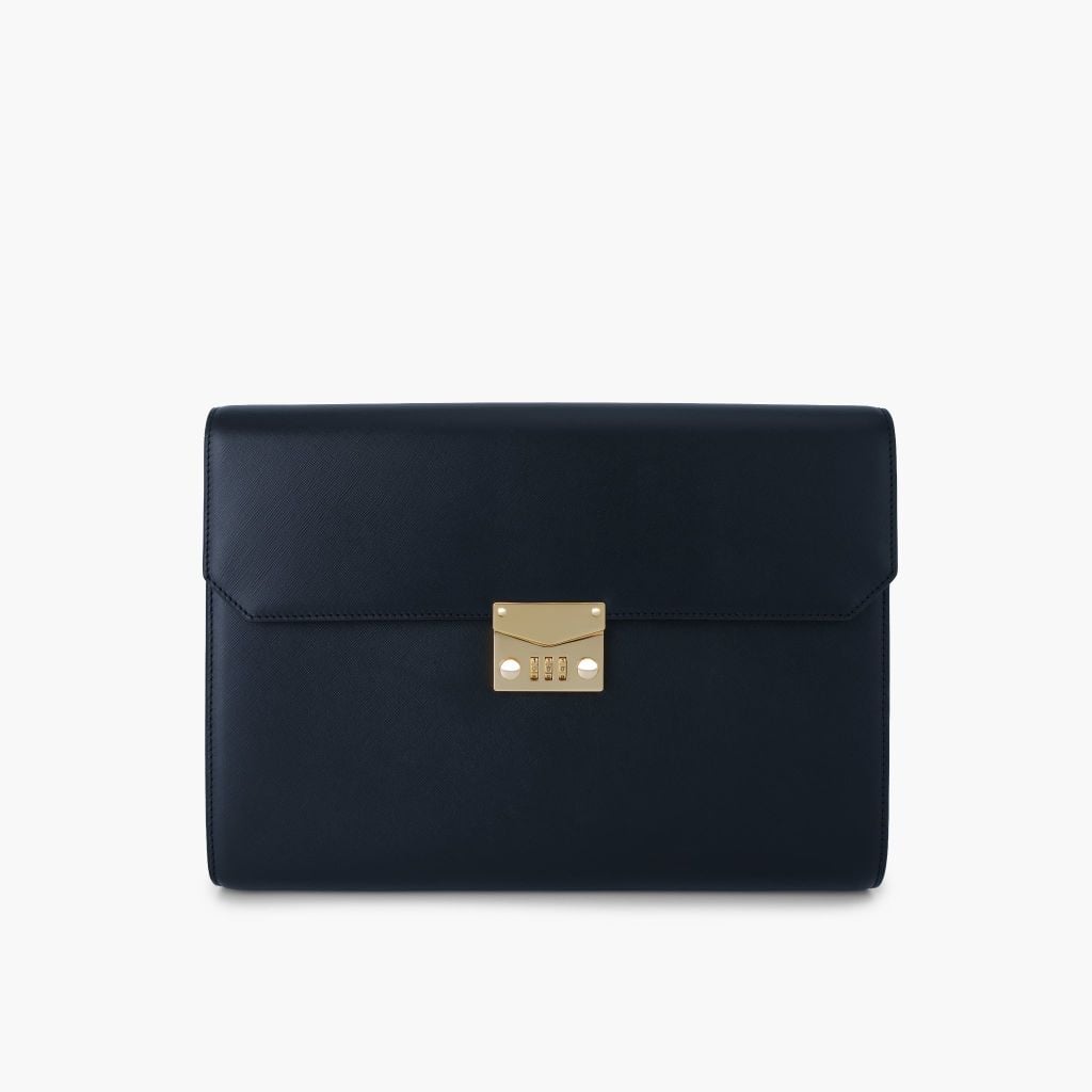 Túi đựng tài liệu khoá số da NHATLEATHER -  Bao da đựng Macbook, iPad - Cặp tab đựng tài liệu da - NVB-088