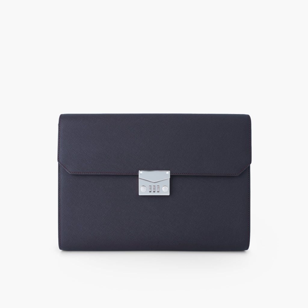 Túi đựng tài liệu khoá số da NHATLEATHER -  Bao da đựng Macbook, iPad - Cặp tab đựng tài liệu da - NVB-088