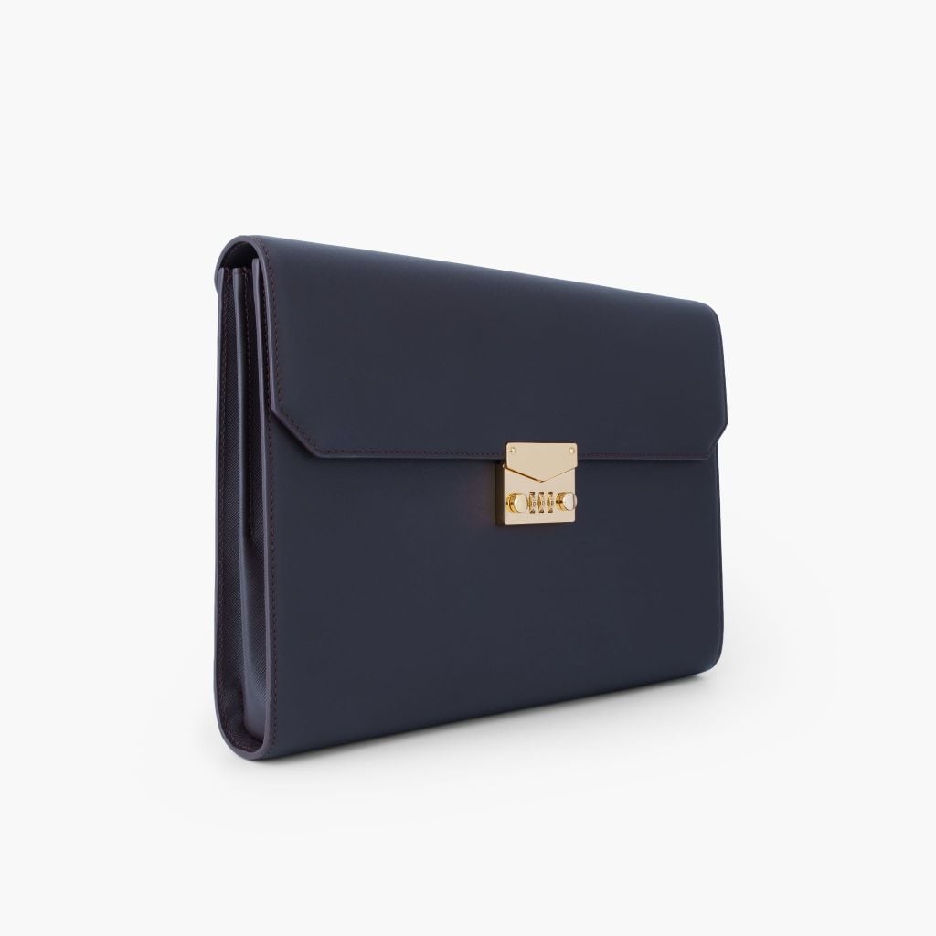 Túi đựng tài liệu khoá số da NHATLEATHER -  Bao da đựng Macbook, iPad - Cặp tab đựng tài liệu da - NVB-088