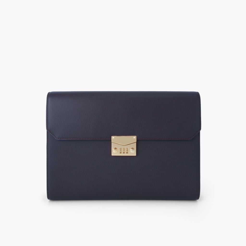 Túi đựng tài liệu khoá số da NHATLEATHER -  Bao da đựng Macbook, iPad - Cặp tab đựng tài liệu da - NVB-088