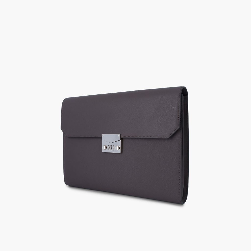 Túi đựng tài liệu khoá số da NHATLEATHER -  Bao da đựng Macbook, iPad - Cặp tab đựng tài liệu da - NVB-088