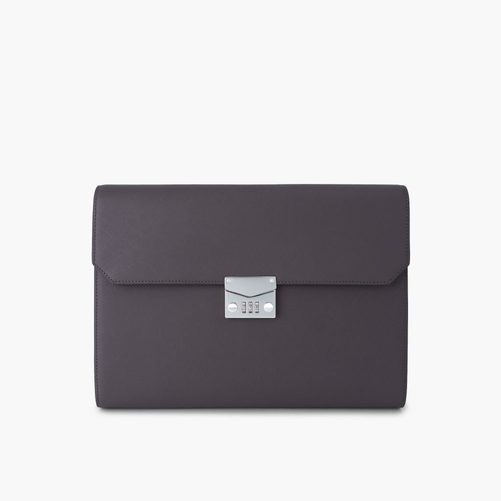 Túi đựng tài liệu khoá số da NHATLEATHER -  Bao da đựng Macbook, iPad - Cặp tab đựng tài liệu da - NVB-088