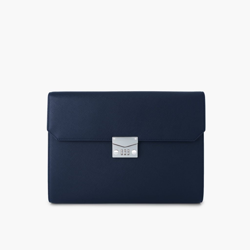 Túi đựng tài liệu khoá số da NHATLEATHER -  Bao da đựng Macbook, iPad - Cặp tab đựng tài liệu da - NVB-088