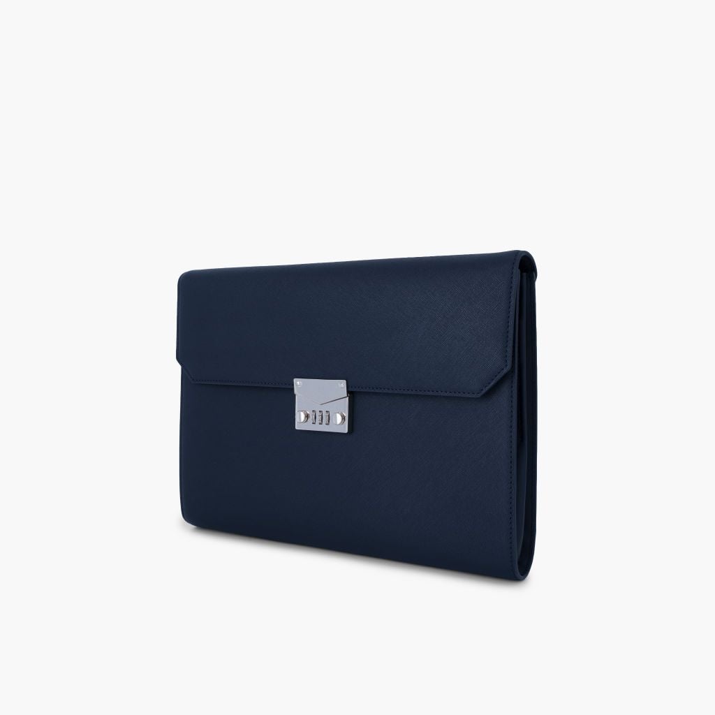 Túi đựng tài liệu khoá số da NHATLEATHER -  Bao da đựng Macbook, iPad - Cặp tab đựng tài liệu da - NVB-088