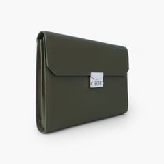 Túi đựng tài liệu khoá số da NHATLEATHER -  Bao da đựng Macbook, iPad - Cặp tab đựng tài liệu da - NVB-088