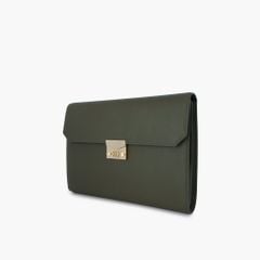 Túi đựng tài liệu khoá số da NHATLEATHER -  Bao da đựng Macbook, iPad - Cặp tab đựng tài liệu da - NVB-088