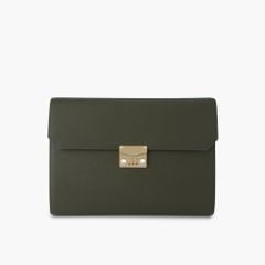 Túi đựng tài liệu khoá số da NHATLEATHER -  Bao da đựng Macbook, iPad - Cặp tab đựng tài liệu da - NVB-088