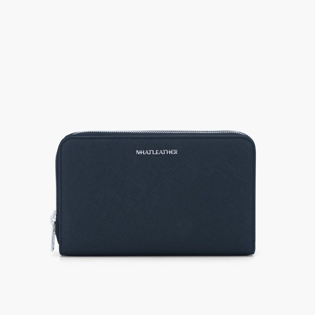 Bóp cầm tay đa năng NHATLEATHER - Ví cầm tay da bò thật - Clutch da cầm tay - NVB-091