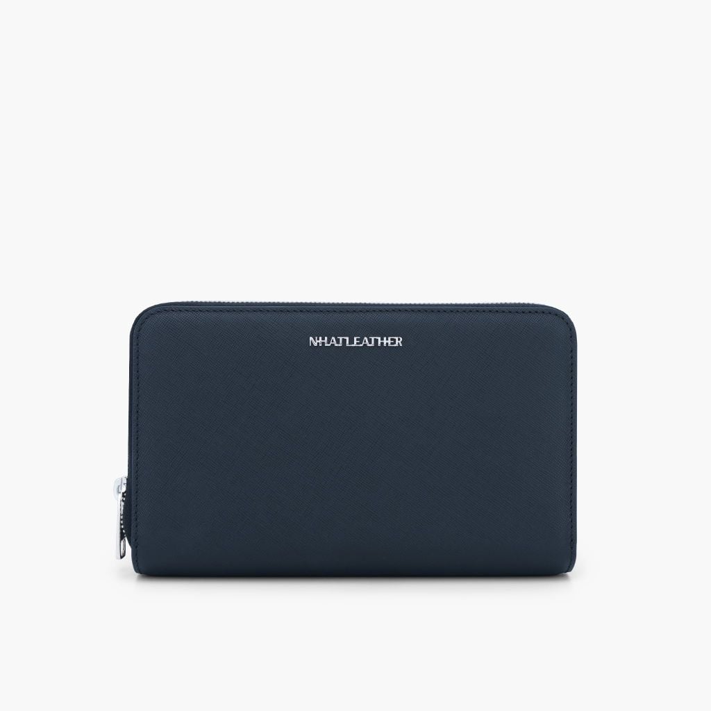 Bóp cầm tay đa năng NHATLEATHER - Ví cầm tay da bò thật - Clutch da cầm tay - NVB-091