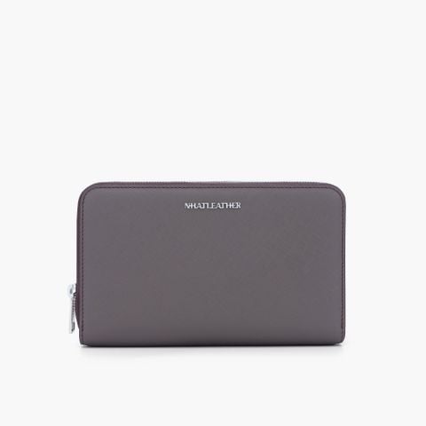Bóp cầm tay đa năng NHATLEATHER - Ví cầm tay da bò thật - Clutch da cầm tay - NVB-091