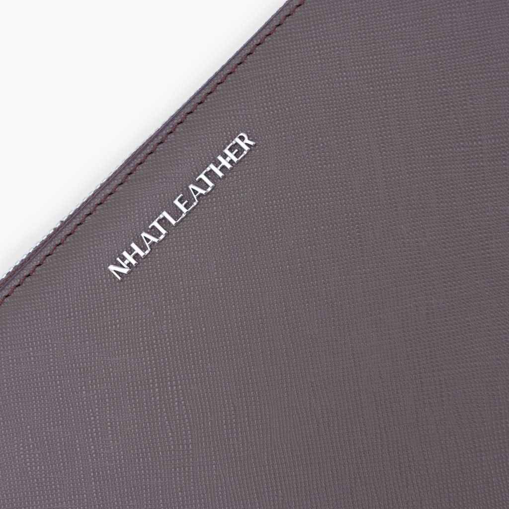 Bóp cầm tay đa năng NHATLEATHER - Ví cầm tay da bò thật - Clutch da cầm tay - NVB-091