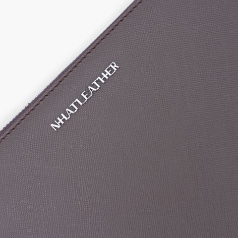 Bóp cầm tay đa năng NHATLEATHER - Ví cầm tay da bò thật - Clutch da cầm tay - NVB-091