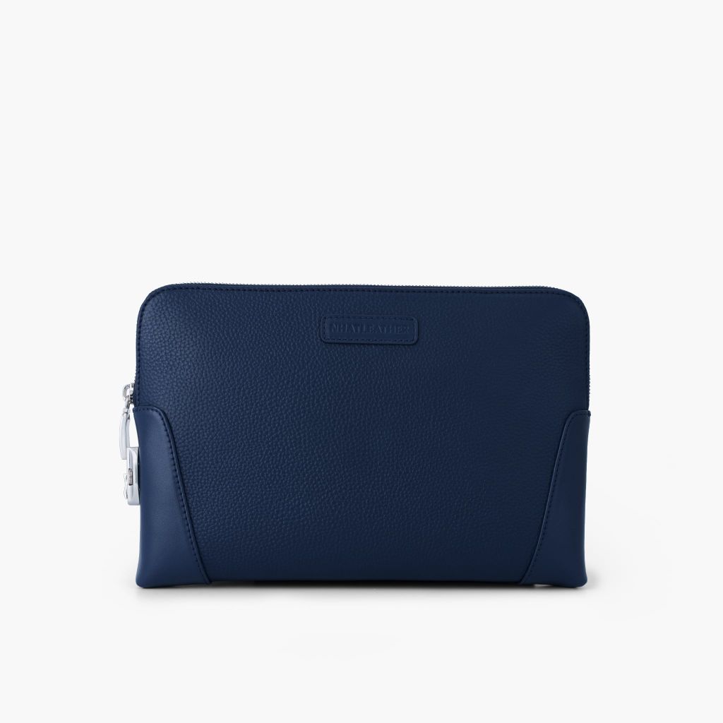 Túi da cầm tay khoá số bảo mật NHATLEATHER - Clutch cầm tay da bò thật - Bóp cầm tay nam cao cấp - NVB-092