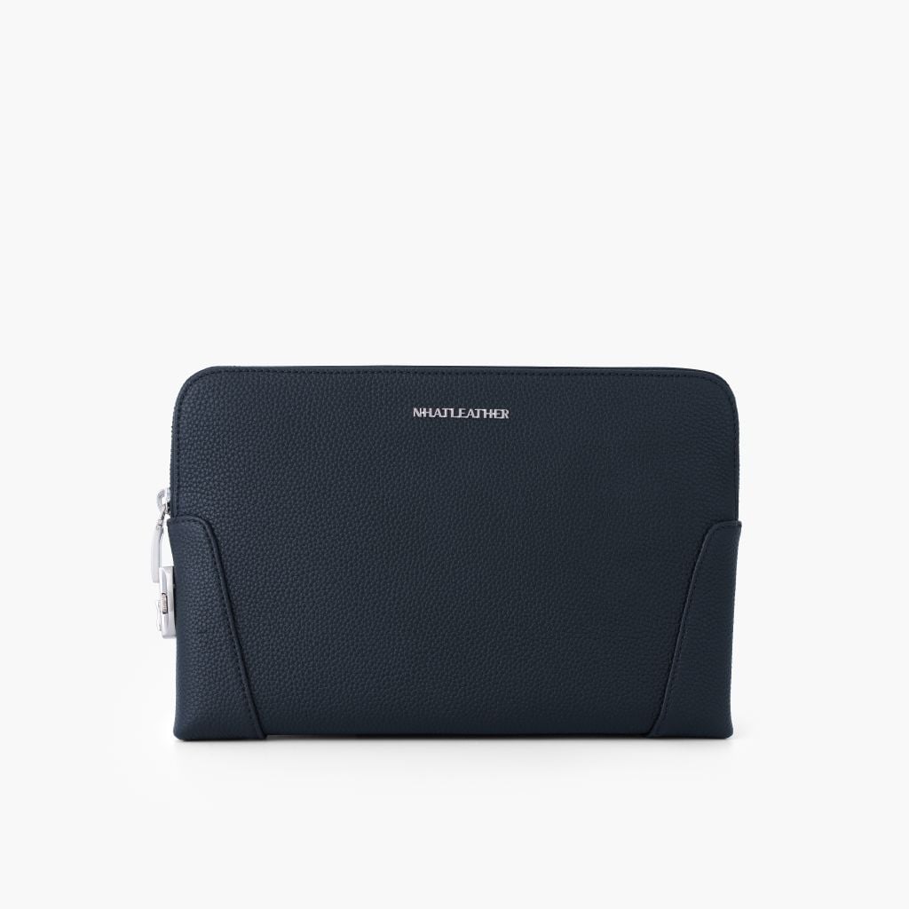 Túi da cầm tay khoá số bảo mật NHATLEATHER - Clutch cầm tay da bò thật - Bóp cầm tay nam cao cấp - NVB-092