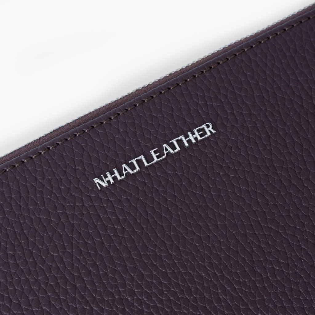 Túi da cầm tay khoá số bảo mật NHATLEATHER - Clutch cầm tay da bò thật - Bóp cầm tay nam cao cấp - NVB-092