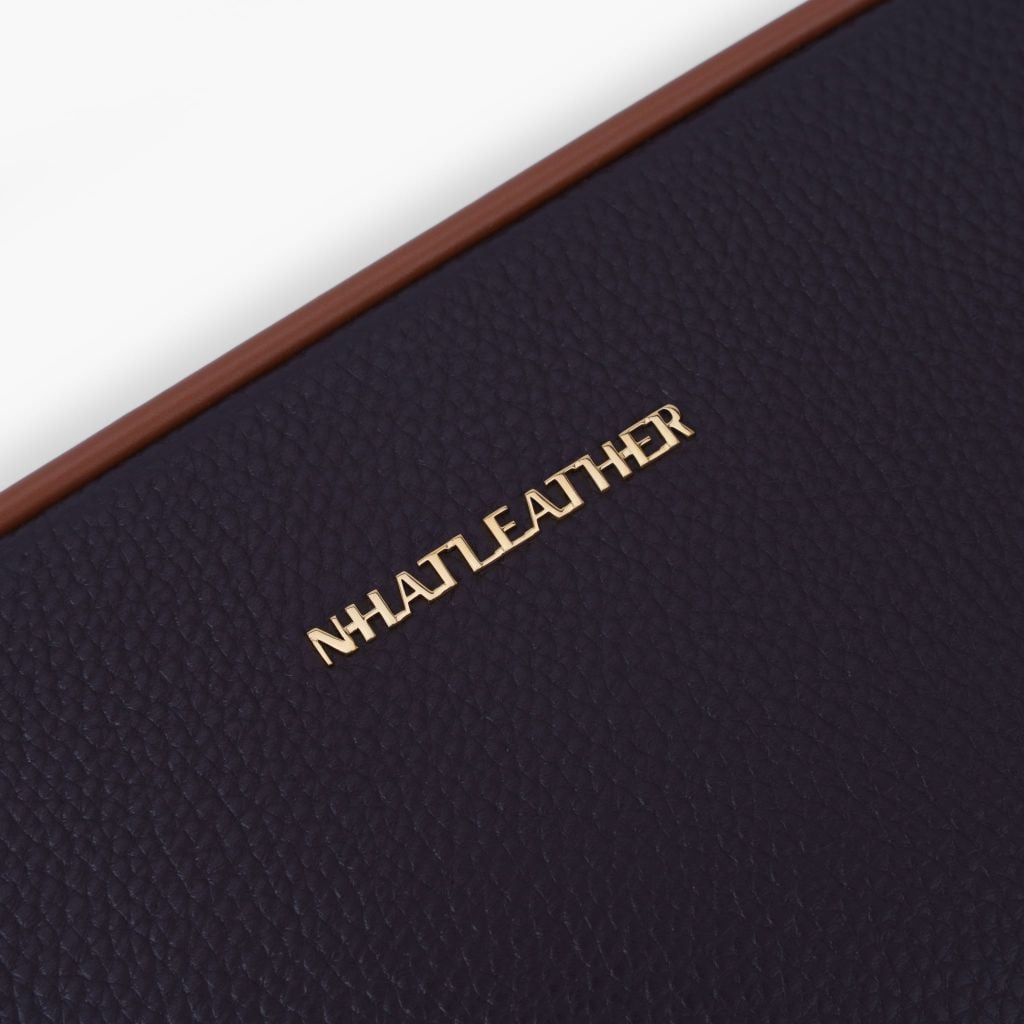 Túi cầm da tay NHATLEATHER - Bóp da cầm tay dáng golf - Clutch cầm tay da - Bảo hành 12 tháng - NVB-096