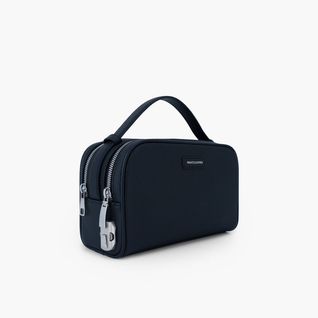 Túi cầm da tay khoá số bảo mật NHATLEATHER - Bóp da cầm tay dáng golf - Clutch cầm tay da - NVB-097