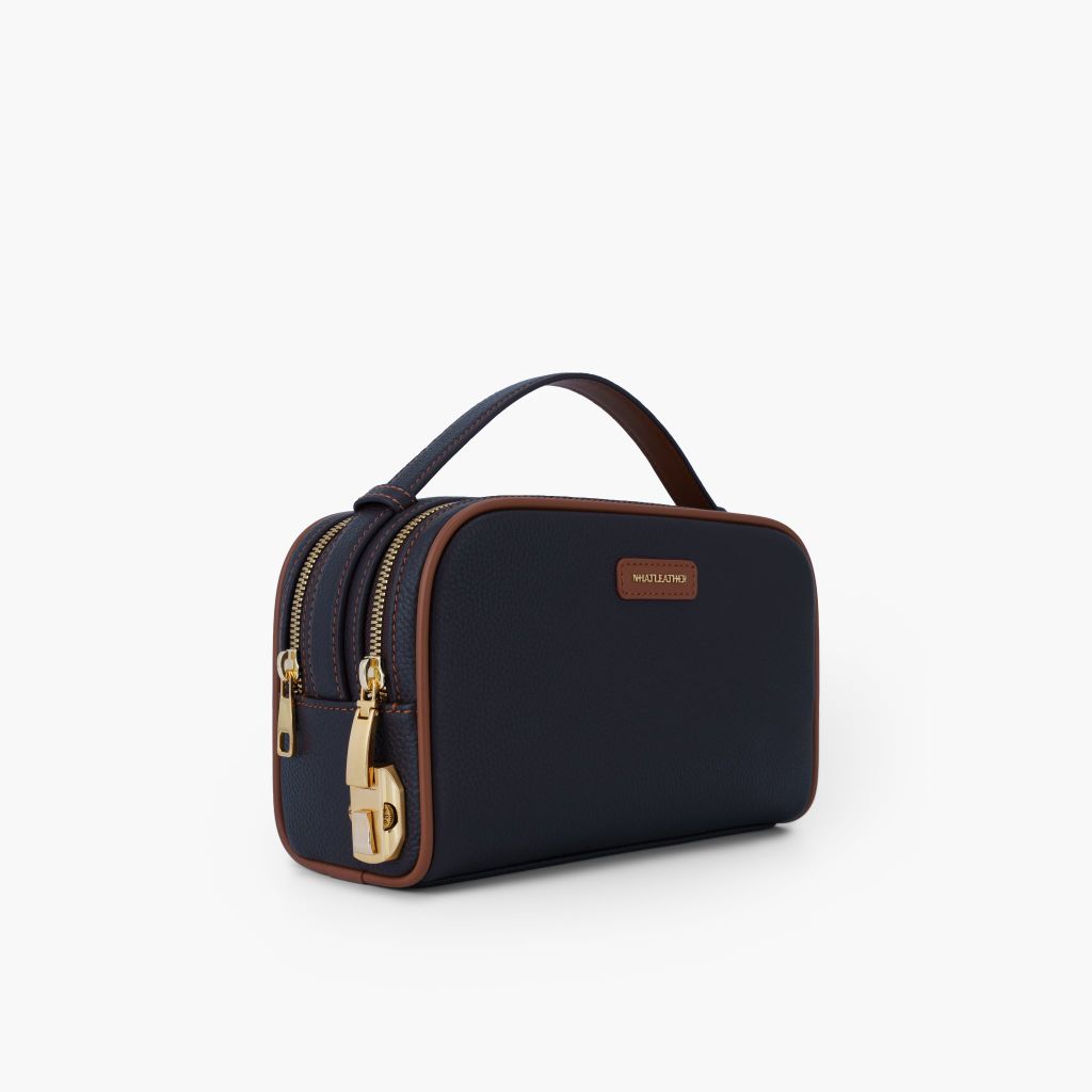 Túi cầm da tay khoá số bảo mật NHATLEATHER - Bóp da cầm tay dáng golf - Clutch cầm tay da - NVB-097