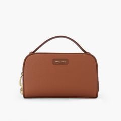 Túi cầm da tay khoá số bảo mật NHATLEATHER - Bóp da cầm tay dáng golf - Clutch cầm tay da - NVB-097