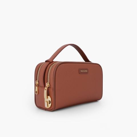 Túi cầm da tay khoá số bảo mật NHATLEATHER - Bóp da cầm tay dáng golf - Clutch cầm tay da - NVB-097