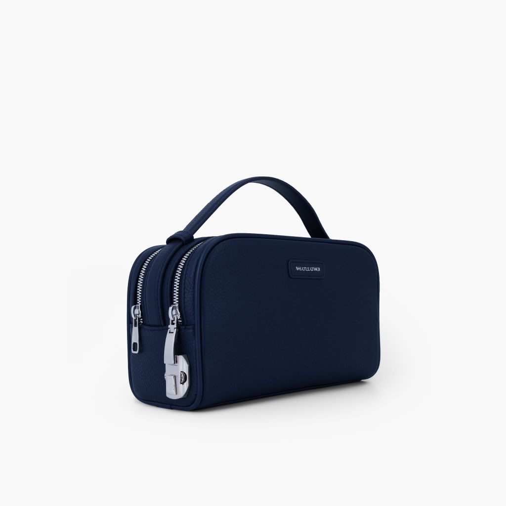 Túi cầm da tay khoá số bảo mật NHATLEATHER - Bóp da cầm tay dáng golf - Clutch cầm tay da - NVB-097