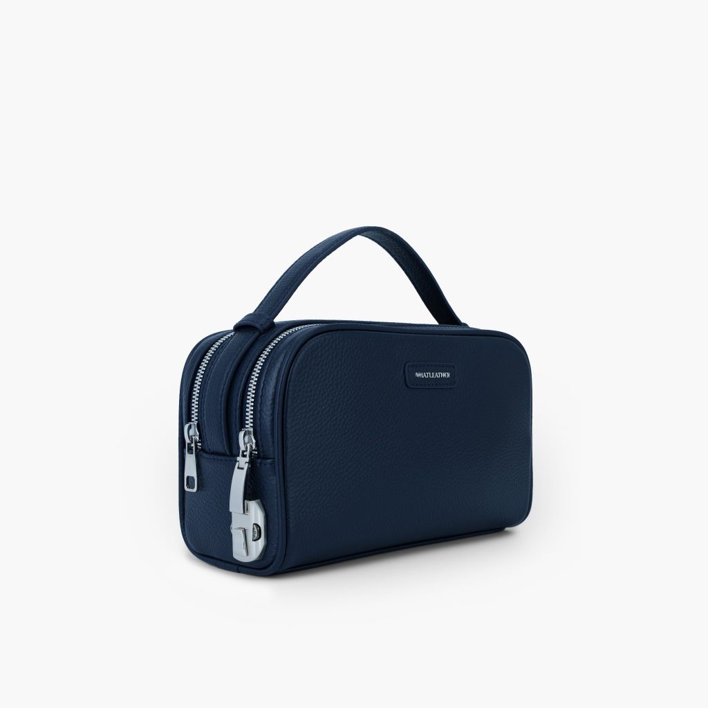 Túi cầm da tay khoá số bảo mật NHATLEATHER - Bóp da cầm tay dáng golf - Clutch cầm tay da - NVB-097