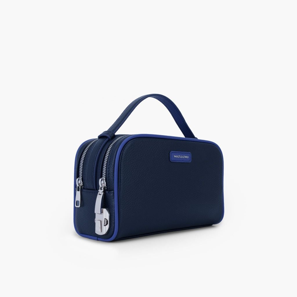 Túi cầm da tay khoá số bảo mật NHATLEATHER - Bóp da cầm tay dáng golf - Clutch cầm tay da - NVB-097