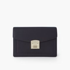 Túi cầm tay nam khóa số bảo mật dáng phong thư phong cách doanh nhân, clutch cầm tay da bò Saffiano, Taiga - NVB-101