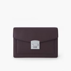 Túi cầm tay nam khóa số bảo mật dáng phong thư phong cách doanh nhân, clutch cầm tay da bò Saffiano, Taiga - NVB-101