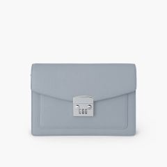 Túi cầm tay nam khóa số bảo mật dáng phong thư phong cách doanh nhân, clutch cầm tay da bò Saffiano, Taiga - NVB-101