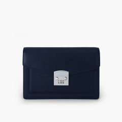 Túi cầm tay nam khóa số bảo mật dáng phong thư phong cách doanh nhân, clutch cầm tay da bò Saffiano, Taiga - NVB-101