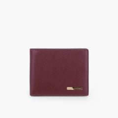 Ví da nam gập đôi da bò Saffiano Matrotto NHATLEATHER - Ví da nam dáng truyền thống cao cấp - NVN-073