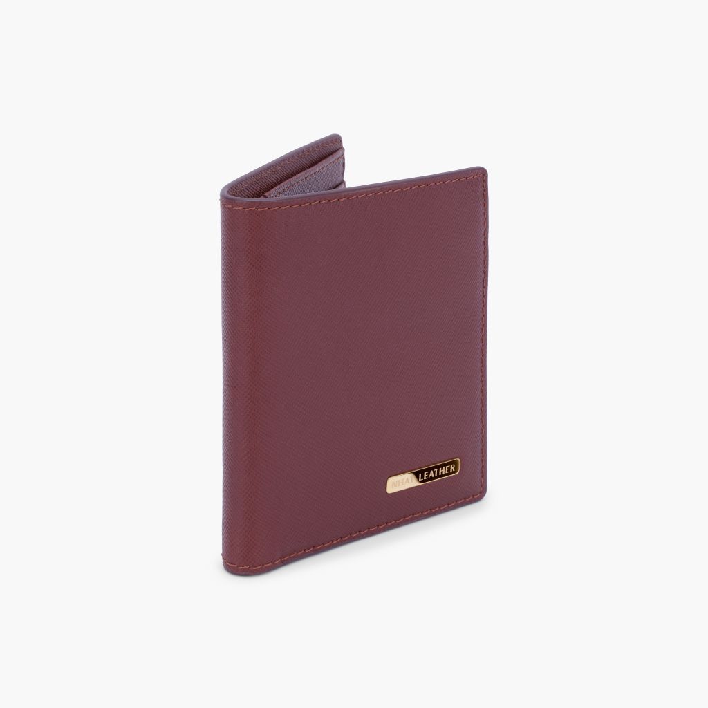 Ví da nam gập đôi da bò Saffiano Matrotto NHATLEATHER - Ví da nam dáng truyền thống cao cấp - NVN-075