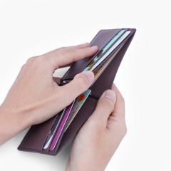 Ví da kẹp tiền NHATLEATHER - Money clip - Ví da mini - NVN-086