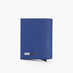 Ví da đựng thẻ NHATLEATHER - Ví hộp thẻ dáng đứng gập ba - NVN-088