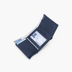 Ví da đựng thẻ NHATLEATHER - Ví hộp thẻ dáng đứng gập đôi - NVN-089