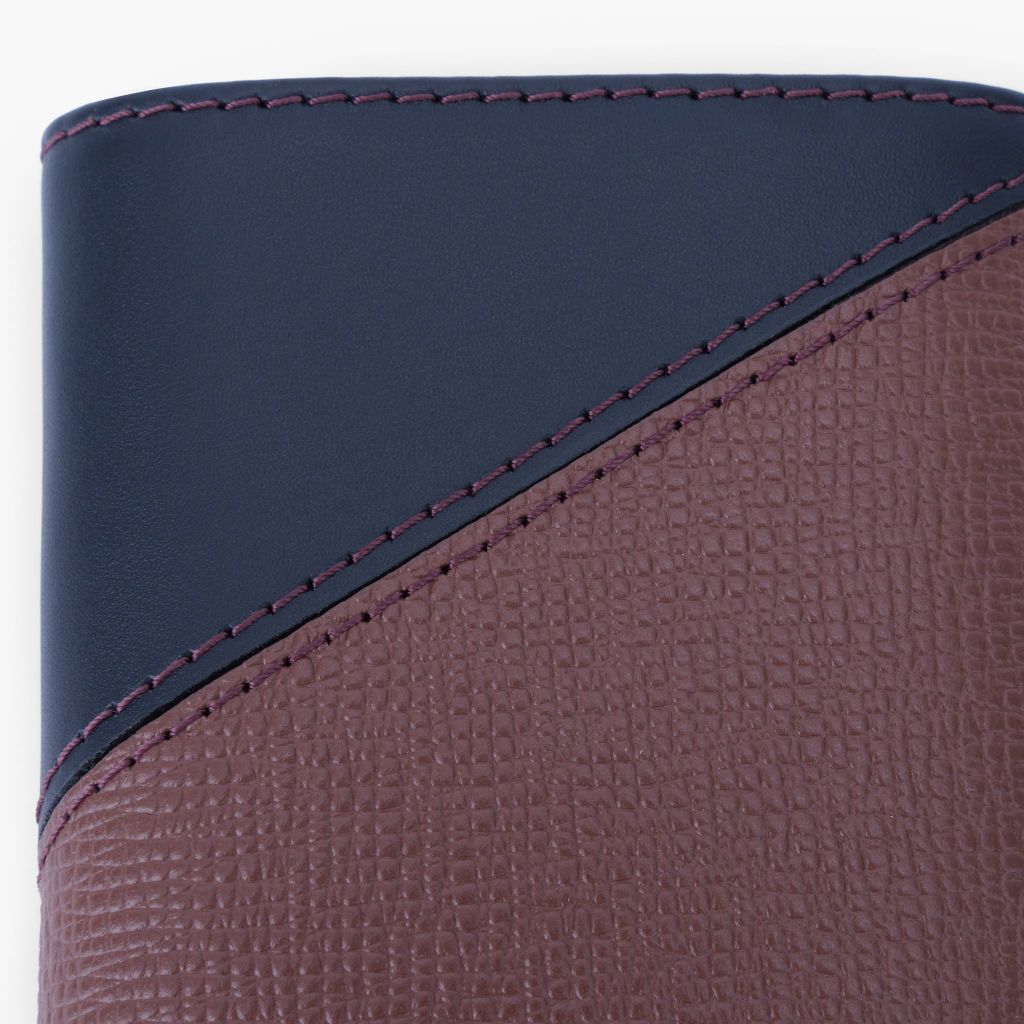 Ví da đựng thẻ NHATLEATHER - Ví hộp thẻ dáng đứng gập đôi - NVN-089