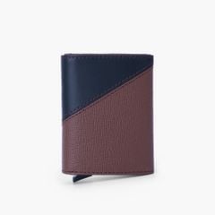 Ví da đựng thẻ NHATLEATHER - Ví hộp thẻ dáng đứng gập đôi - NVN-089