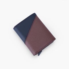 Ví da đựng thẻ NHATLEATHER - Ví hộp thẻ dáng đứng gập đôi - NVN-089