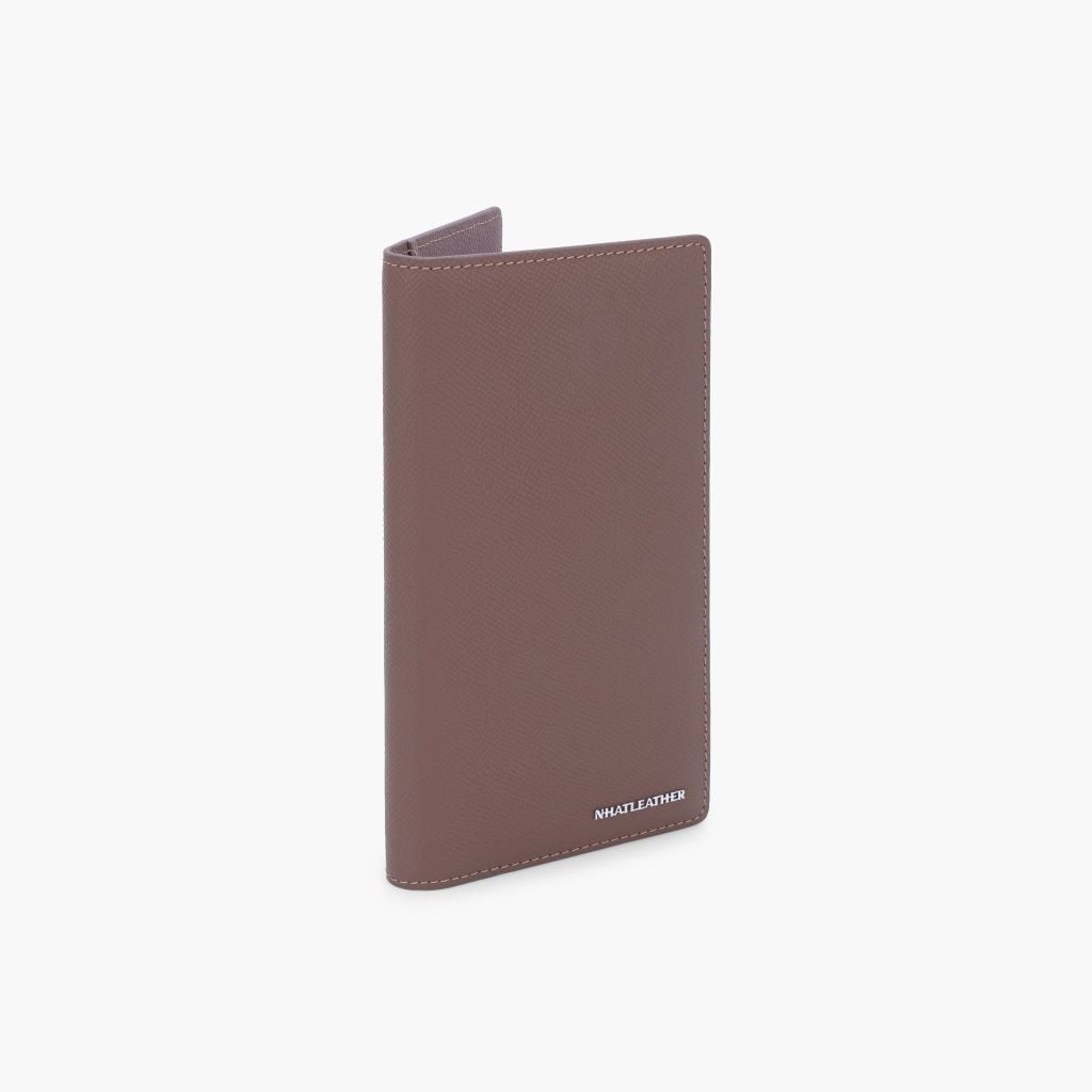 Ví nam dáng dài gập đôi có công nghệ bảo mật RFID da bò Epsom, Saffiano hoặc Taiga có lớp vải lót bảo mật RFID NVN-096