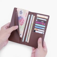 Ví da dáng đứng - Ví da dáng dài cầm tay sang trọng - NVN-096
